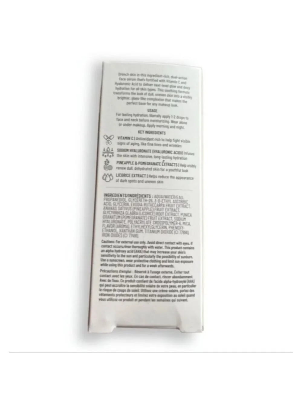 LYS beauty Think Bright Glow + Hydrate Serum with Vitamin C & Hyaluronic Acid